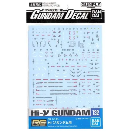 Gundam Decal 132 RG 1/144 Hi-v Gundam model Komplet fotografija izdelka