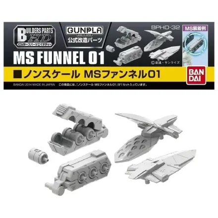 Gundam Builders Parts HD 1/144 MS Funnel 01 Komplet modela fotografija izdelka