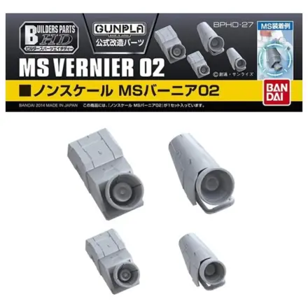 Gundam Builders Parts HD MS Vernier 02 Komplet modela fotografija izdelka