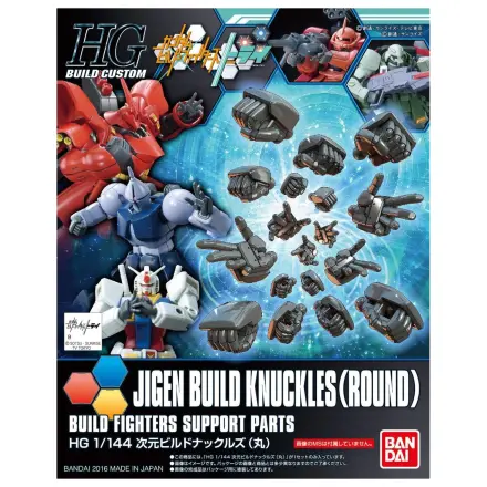 Gundam HGBC 1/144 Jigen Build Knuckles (okrogle) komplet modela fotografija izdelka