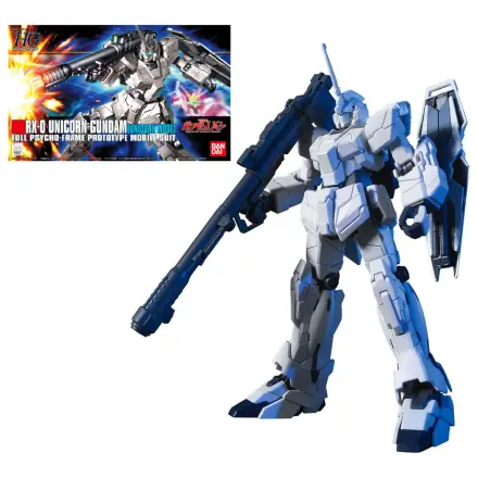 GUNDAM HGUC Unicorn RX-0 Unicorn Mode Model komplet fotografija izdelka