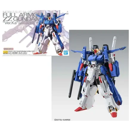 Gundam MG 1/100 Full Armor ZZ Gundam Ver. Ka model komplet fotografija izdelka