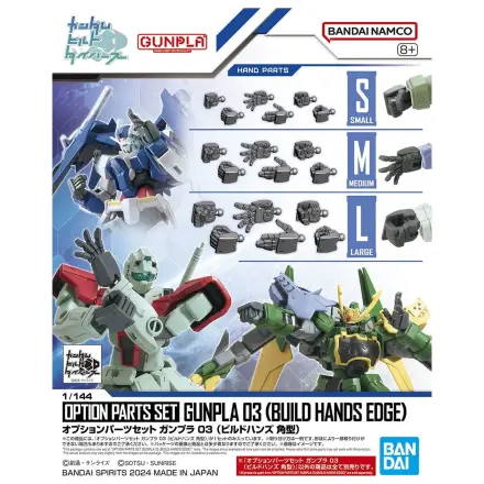 Gundam Option Parts Set Gunpla 3 (Build Hands Edge) komplet modela fotografija izdelka