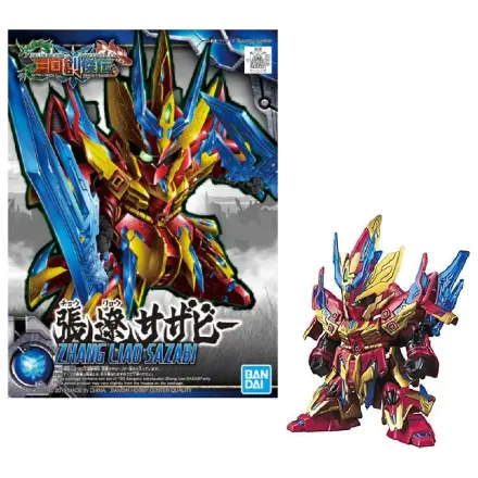 Gundam SD Sangoku Soketsuden Zhang Liao Sazabi Komplet modela fotografija izdelka