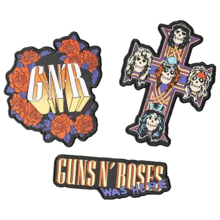 Guns N Roses set 3 našitkov fotografija izdelka