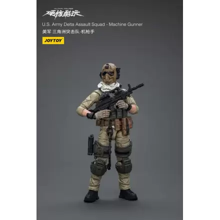 Akcijska figura Hardcore Coldplay 1/18 U.S. Army Delta Assault Squad Machine Gunner 11 cm termékfotója