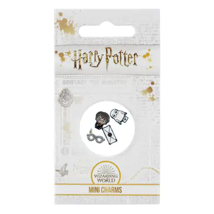 Harry Potter komplet 4 mini obeskov Harry (posrebreno) fotografija izdelka