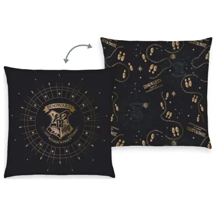 Harry Potter blazina Hogwarts Crest & Marauder's Map 40 x 40 cm fotografija izdelka