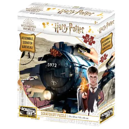 Harry Potter Hogwarts Express Scratch Off puzzle 500 kosov fotografija izdelka