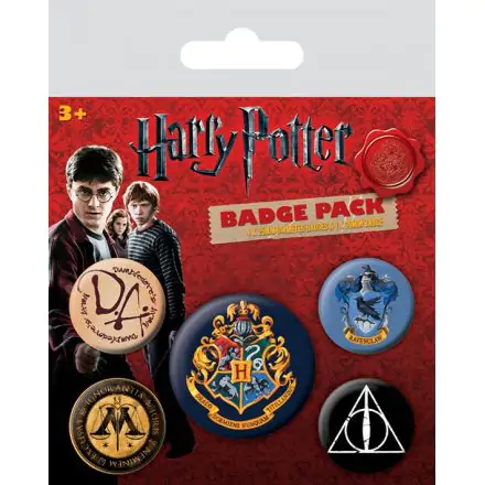 Harry Potter Komplet priponk 5-Pack Hogwarts termékfotója