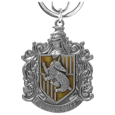 Harry Potter Pewter obesek za ključe Grb Hufflepuff fotografija izdelka