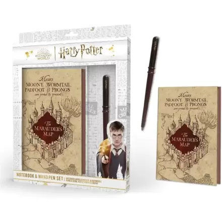 Harry Potter Notebook + set pisala v obliki čarobne palice fotografija izdelka