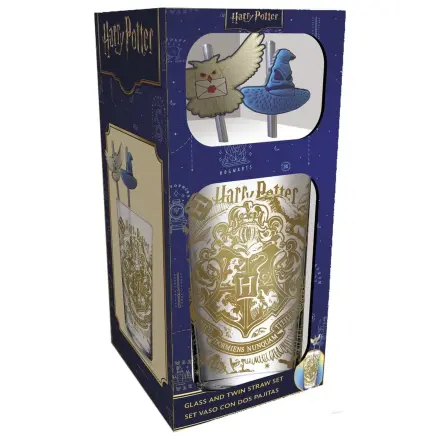 Harry Potter Glass Tumbler s slamkami Magic & Mayhem 485 ml fotografija izdelka