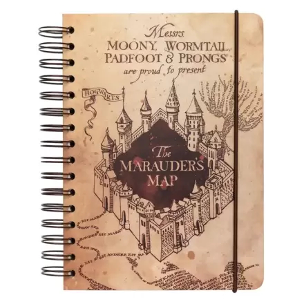 Harry Potter Marauders Map A5 zvezek termékfotója