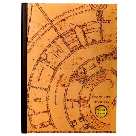 Beležnica Harry Potter s svetilko Marauder's Map termékfotója