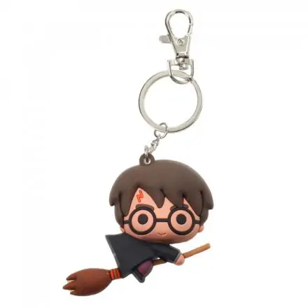 Harry Potter Gumijast obesek za ključe Harry Potter & Broom Nimbus 7 cm fotografija izdelka