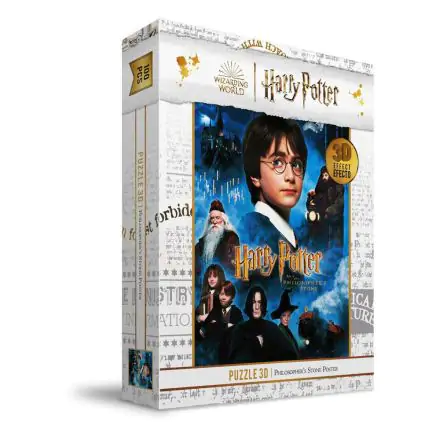 Harry Potter Jigsaw Puzzle s 3D-učinkom Philosopher's Stone Poster (100 kosov) fotografija izdelka