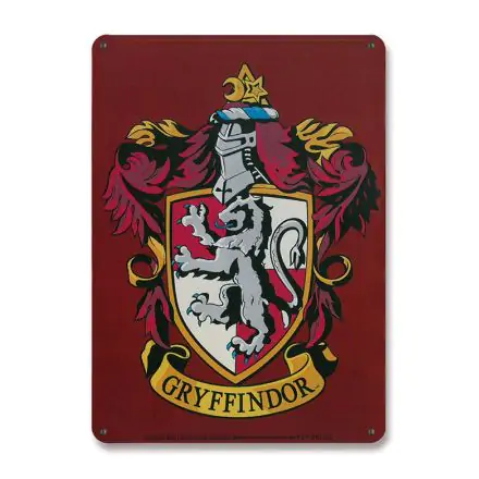 Harry Potter Tin Znak Gryffindor 15 x 21 cm termékfotója