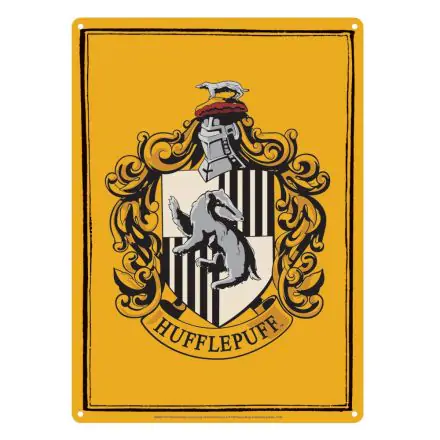 Harry Potter pločevinasta tabla Hufflepuff 21 x 15 cm fotografija izdelka