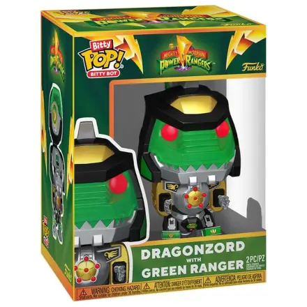 Funko Bitty POP! Bots figura Power Rangers DragonZord z Green Rangerjem fotografija izdelka