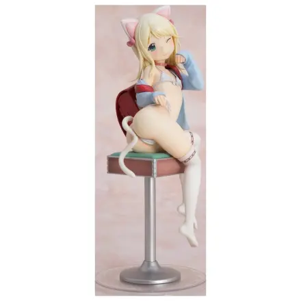 Hatsukoi Ribbon PVC figura 1/6 Yuu White cat Ver. 25 cm fotografija izdelka