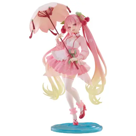 Hatsune Miku AMP PVC kip Newley Written Sakura Miku Sakura Dress Ver. 21 cm fotografija izdelka