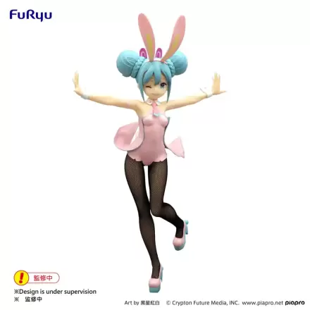 Hatsune Miku BiCute Bunnies PVC Kip z Mežikom Biserno Roza Barvna Različica 30 cm termékfotója