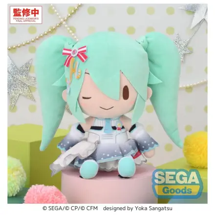Hatsune Miku: Colorful Stage! fuwa petit Plišasta figurica Stage SEKAI Hatsune Miku Brand New World 22 cm fotografija izdelka