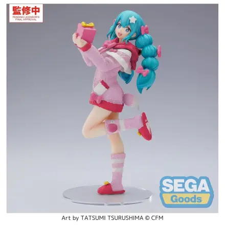 Hatsune Miku Visokokakovostna Premium Figura PVC Figura Mokomoko božična verzija 21 cm fotografija izdelka