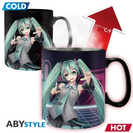 Hatsune Miku skodelica, ki spreminja barvo z vročino fotografija izdelka