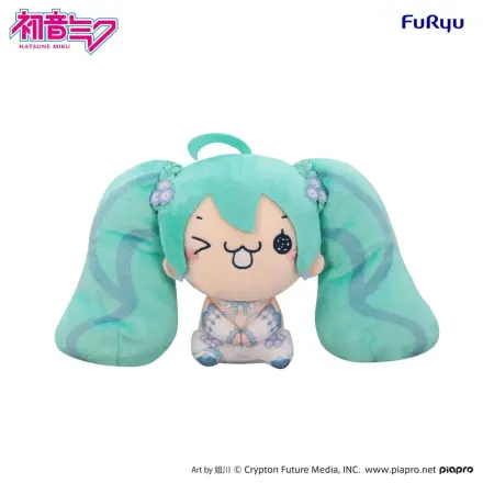 Hatsune Miku Mochipico Plišasta figura Nemophila C 15 cm fotografija izdelka