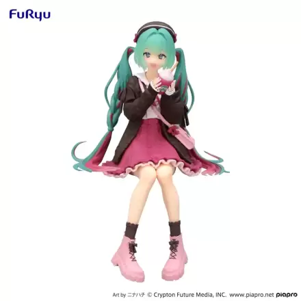 Hatsune Miku držalo za testenine PVC figura Jesenski Zmenek Roza Barva Različica 14 cm fotografija izdelka