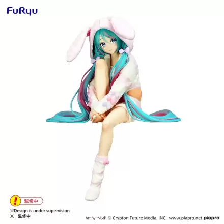 Hatsune Miku držalo za testenine PVC kip Zajčja ušesa Kapuca Pajama 14 cm termékfotója