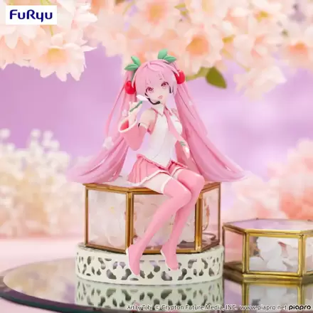 Hatsune Miku Noodle Stopper PVC kip Sakura Miku 2024 15 cm fotografija izdelka