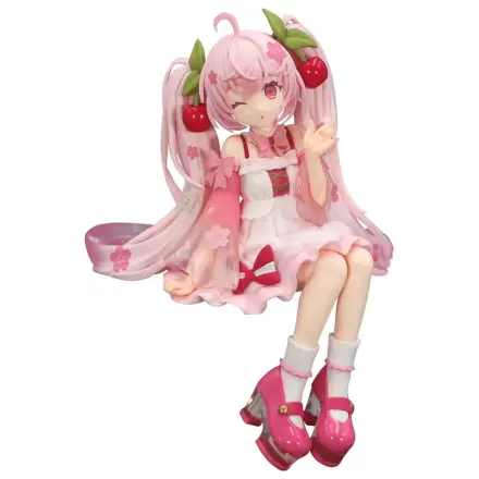 Hatsune Miku Noodle Stopper PVC kip Sakura Miku 2025 Wink Ver. 14 cm fotografija izdelka