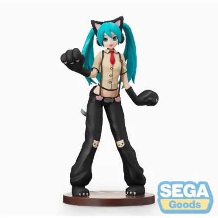 Hatsune Miku Project DIVA Arcade Future Tone SPM PVC Kip Hatsune Miku Kitty Cat 23 cm termékfotója