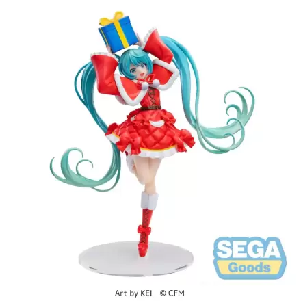 Hatsune Miku Series Luminasta PVC kip Hatsune Miku Christmas 2024 19 cm termékfotója