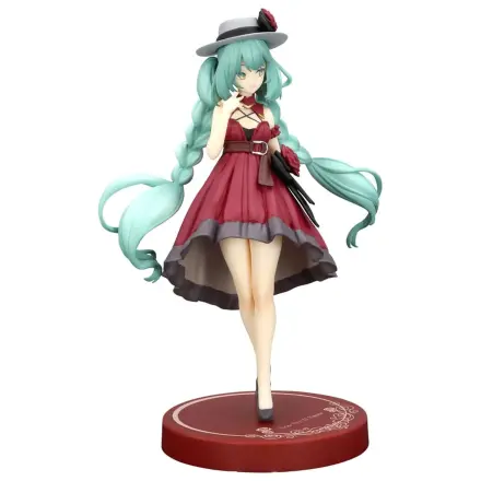 Hatsune Miku Trio-Try-iT PVC Kip Hatsune Miku Outing Dress Red Color Ver. 19 cm fotografija izdelka