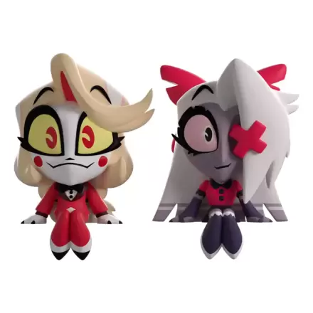 Hazbin Hotel Vinyl Figures Charlie & Vaggie Monitor Buddiez - Vinilne Figure fotografija izdelka