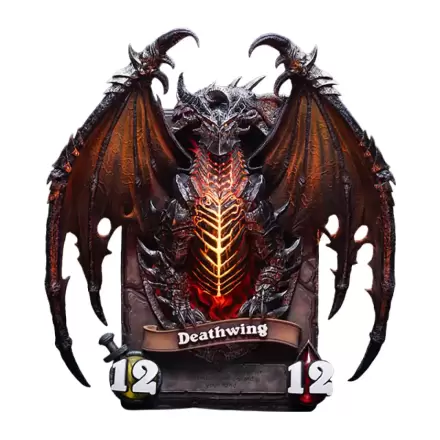 Hearthstone 3D Umetniški okvir Kip Deathwing 34 cm fotografija izdelka