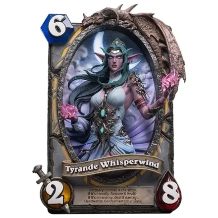 Hearthstone 3D Art Okvir Kip Tyrande Whisperwind 31 cm fotografija izdelka