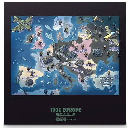 Hearts of Iron Sestavljanka 1936 Europe fotografija izdelka