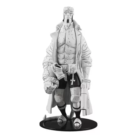 Hellboy vinylová socha 30. výročie B&W Variant Previews Exclusive 32 cm fotografija izdelka