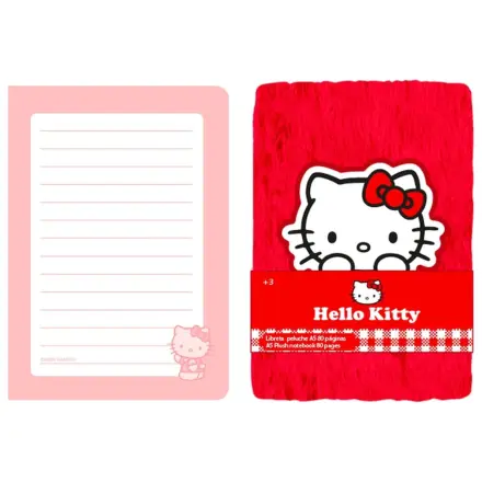 Hello Kitty A5 plišasti zvezek fotografija izdelka