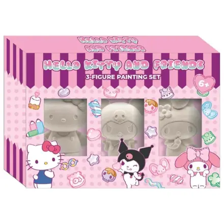 Hello Kitty and Friends 3 figurice za barvanje v pretisnem omotu fotografija izdelka
