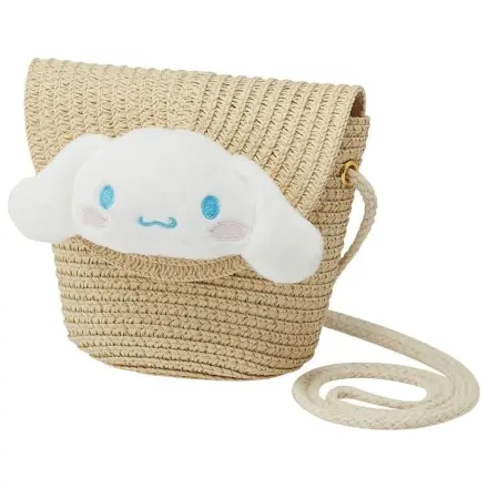 Hello Kitty Cinnamoroll slamnata crossbody torba 13.8x13cm fotografija izdelka
