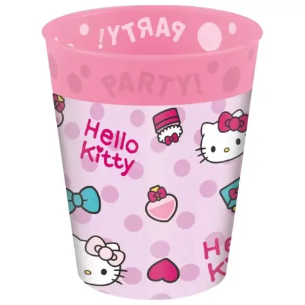 Hello Kitty Fashion mikro premium plastičen set kozarcev s 4 kosi, 250 ml fotografija izdelka