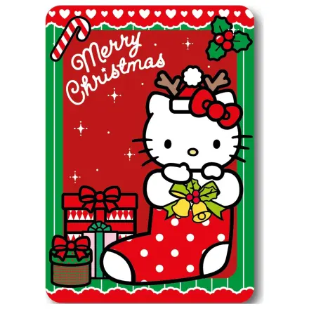 Hello Kitty Holiday Cheer božična flis odeja fotografija izdelka