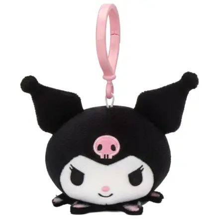 Hello Kitty Kuromi Glava 3D plišasta figura z obešankom, obesek za torbo 11 cm fotografija izdelka