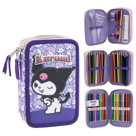 Hello Kitty Kuromi trojni etui za svinčnike fotografija izdelka